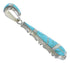 Genuine Sterling Silver Turquoise Opal Pendant EX44392